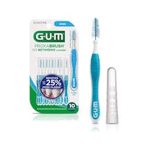 Gum Proxa Brush Go Betwens Cleaners Diş Arası Fırçası Wide Flexible 10 Adet
