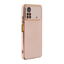 Xiaomi Poco X4 Pro 5g Kılıf Volet Silikon - Pembe 0.2M-Çok Renkli