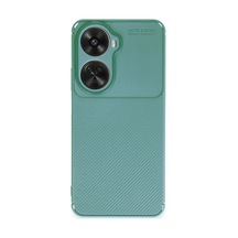 Huawei Nova 12 Se Uyumlu Kılıf Auto Focus Karbon Kapak - Koyu Yeşil