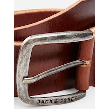 Jack & Jones Jacpaul Leather Belt Noos Erkek Antrasit Kemer - 12111286