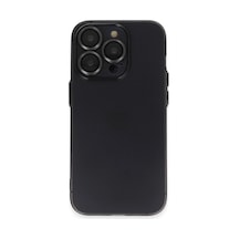 Apple iPhone Uyumlu 13 Pro Kılıf Luko Lens Silikon - Siyah İtdark27737
