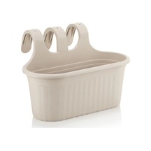 Rüzgar Yapay Çiçekçilik Serinova Tombik Saksi 6.5 Litre 33x29x22.5 Kirli Beyaz