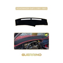 Volkswagen Golf 3 / Vento / Jetta 1991-1997 Torpido Koruma Halısı Bej Kenar