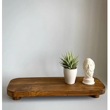 Bfdshop Ahşap Ayaklı Sunum Tahtası 49cm X 19cm