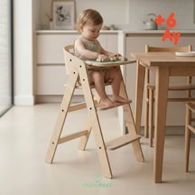 Mamatoyz Mychair All İn One Natural Versiyonu Doğal Ahşap Mama Sandalyesi