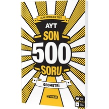 Ayt Geometri Son 500 Soru Hız Yayınları N11.8968