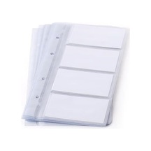 2k Kartvizit Albümü Yedeği 4 Sıralı 96 Kartlık 237 Şeffaf 12x25,5 Cm