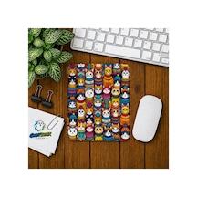 Kediler Baskılı Oyuncu Mousepad 0116