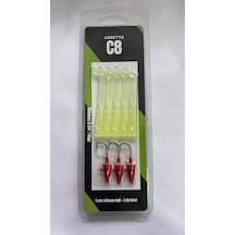 Caretta C8 10cm 10gr Silikon Yemler - Sprıt Blue