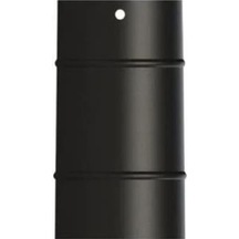 0,40 Mm Mat Siyah Soba Borusu 33 Cm