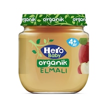 Hero Baby Organik Elmalı 4+ Ay Kavanoz Maması 120 G