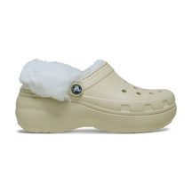 Crocs Classic Platform Fuzz Lined Clog Kadın Terlik 212854columbia Classic Platform Fuzz Lined Clog Kadın Terlik 212854 Ekru