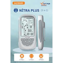 NitraPlus Bataryalı Ve Şarjlı 2 Kanallı Tens , Ems , Masaj Cihazı 73 Programlı Tens Cihazı