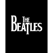 Zepplin Giyim The Beatles Logo Büyük Sırt Patch Yama Siyah