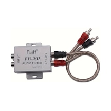 Hightower Fh-203 2 Kanallı Araç Ses Gürültü Filtresi, Amplifikatör Ve Hoparlör Gürültüsünü Giderir, Tüm Araçlarla Uyumlu