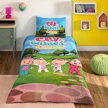 Cry Babies Pamuk Tek Kişilik Nevresim Takımı Çok renkli