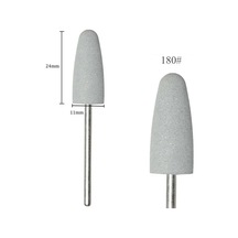 Silikon Tırnak Parlatma Törpü Ucu 180 Grit Beyaz