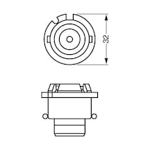 Ampül - Alfa Romeo Gt, 156, 166 - Bosch-1987302904