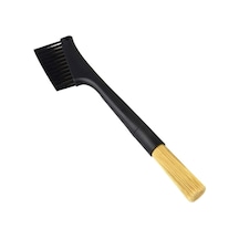 Dinosaurs Kuee Çift Kafa Kahve Fırçası Espresso Kahve Öğütücü Makinesi Temiz Fırça Matcha Klavye Toz Alma Aracı Kahve Tozu Fırçası 1 Adet