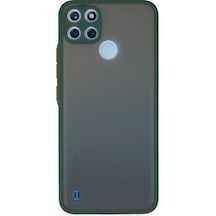 Cosmotex Newface Realme C21y Kılıf Montreal Silikon Kapak - Yeşil