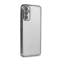 Samsung Galaxy M23 Uyumlu Kılıf Lensli Silikon - Siyah