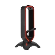Rampage Rm-h66 Guard Siyah Rgb Işıklı 2-usb Port Kulaklık İçin Stand Kdo