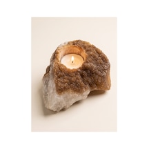 Sitrin Doğal Taş Tealight Mumluk Diğer