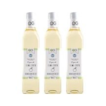 OG natural Organik Sertifikalı Elma Suyu Konsantresi +6 Ay Bebek Ek Gıda Tatlandırıcısı 3 x 500 ML