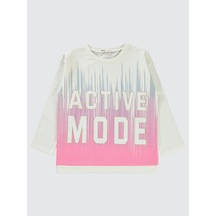 Civil Girls Kız Çocuk Sweatshirt 6-9 Yaş Kırık Beyaz Kırık Beyaz