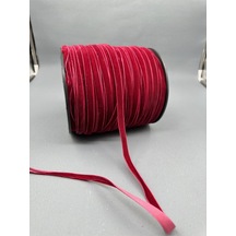 Paşateks- 1 Cm Düz Kadife-5 Metre Bordo