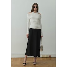Suud Collection Ekru Emy İkili Bluz
