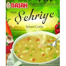 Başak Çorba Yıldız Şehriyeli Sebze 12 x 70 G