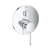 Grohe Essence 24169001 3 Yollu Yön Değiştiricili Tek Kollu Banyo Bataryası Gümüş