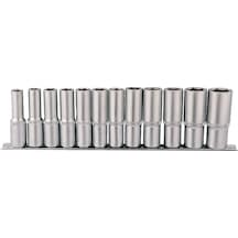 NT Tools NCSET75 12 Parça 1/2" Altı Köşe CR-V Uzun Lokma Seti