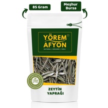 Yörem Afyon Bursa Gemlik Yöresinden Doğal Dal Kurusu Zeytin Yaprağı, Ölümsüz Ağaç Yaprağı Olea Europaea 85gr