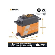 Savox Sb2230sgp Digital Servo Brushless Motor High Voltage Çelik Dişli