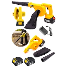 Steiner ST-88V Akülü Hava Körüğü Yaprak Üfleme Makinesi Sarı