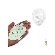 Şeffaf Balon Içi Pul Konfeti. 10 Gr - Gümüş