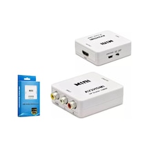 Hadron Hdx1282 Hd Vıdeo Convertor Av In To Hdmı Out Beyaz Kdo