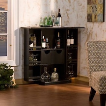 Showroomistanbul Sed Mobilya Couple Amerikan Bar Masası Dolabı Bufesi
