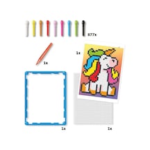 Pixel Sanatı Unicorn 877 Parça