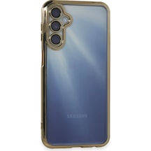 Samsung Galaxy A15 4g Uyumlu Kılıf Lensli Silikon - Gold