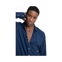 Tudors Slim Fit Dar Kesim Uzun Kol Dökümlü Viskon Şık Erkek Lacivert Gömlek-26913-lacivert Lacivert Tudors Slim Fit Dar Kesim Uzun Kol Dökümlü Viskon Şık Erkek Lacivert Gömlek-26913-lacivert Lacivert