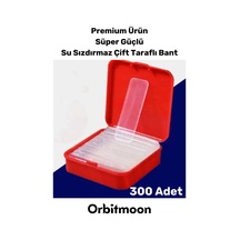 Premium Süper Güçlü Kolay Çıkarılabilir Yapışkan Çok Amaçlı 300 Parça Çift Taraflı Şeffaf Bant