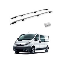 Turtle Opel Vivaro X83 2001-2014 / Uzun Şasi Tavan Çıtası Crown Gri