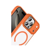 Joko Apple Uyumlu iPhone 17 Pro Max Uyumlu Terea Magsafe Kapak - Turuncu