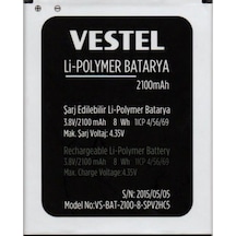 Vestel Venüs V3 5040 Pil Batarya 2100 Mah İthal