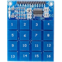 TTP229 16 Buton Dokunmatik Sensör Modülü  Kapasitif Dijital Tuş Algılayıcı Anahtar Keypad