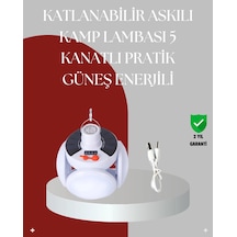 Ipx4 Suya Dayanıklı, Katlanabilir Led Kamp Lambası Ve Acil Durum Işığı