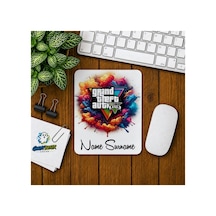 Kişiye Özel Gta Baskılı Oyuncu Mousepad 0155